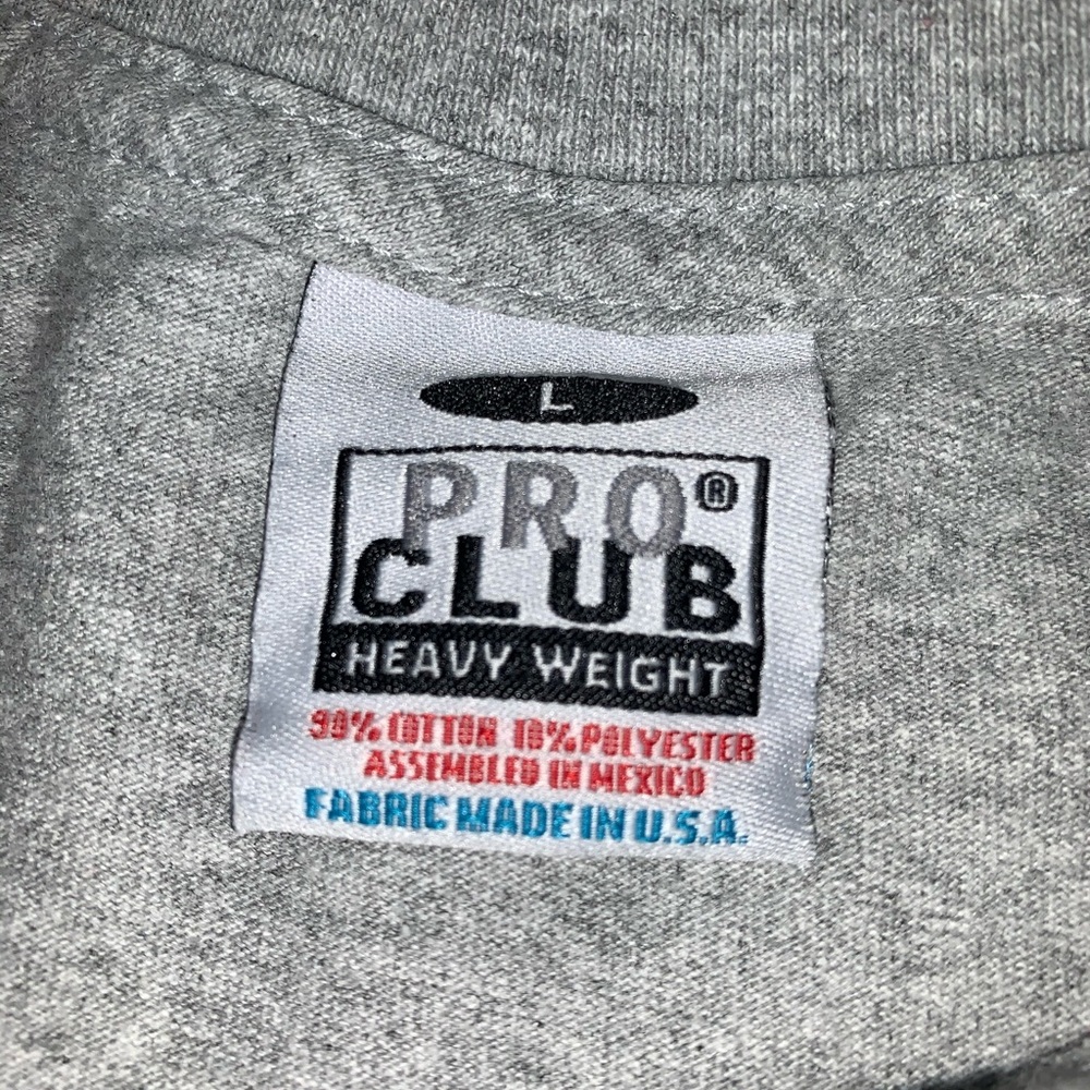 Mile High Minute Pro Club T Shirt Mens Large Grey - Picture 3 of 3